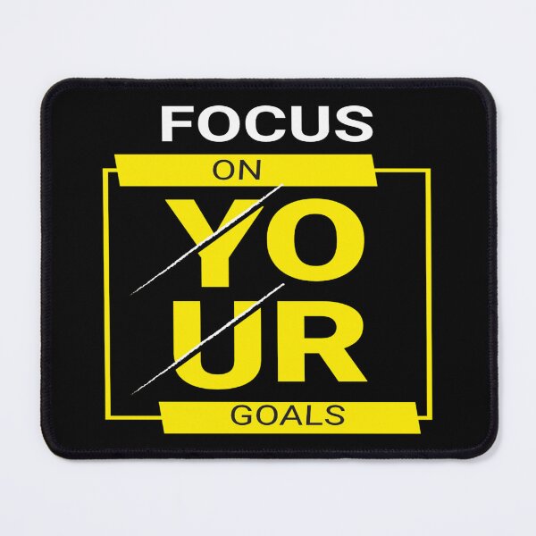 Item preview, Focus on Your Goals Motivation Typography designed and sold by Johnnies.