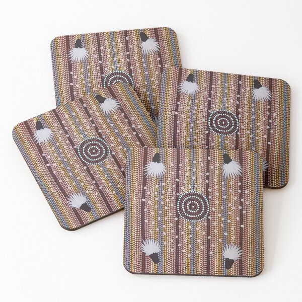 Item preview, Bush plum dreaming - native art designed and sold by NeonCanvasDream.