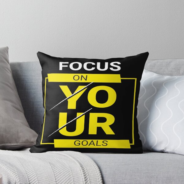 Item preview, Focus on Your Goals Motivation Typography designed and sold by Johnnies.