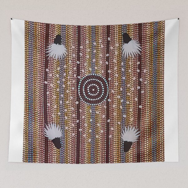 Item preview, Bush plum dreaming - native art designed and sold by NeonCanvasDream.