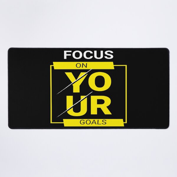 Item preview, Focus on Your Goals Motivation Typography designed and sold by Johnnies.