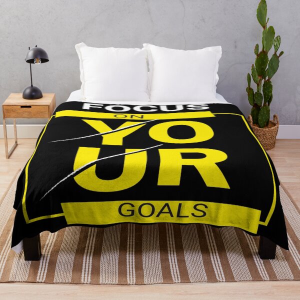 Item preview, Focus on Your Goals Motivation Typography designed and sold by Johnnies.