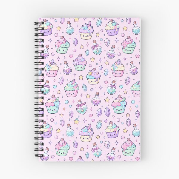 Item preview, Kawaii Magic Cupcake Potion Pattern designed and sold by Soft Berry Studio.