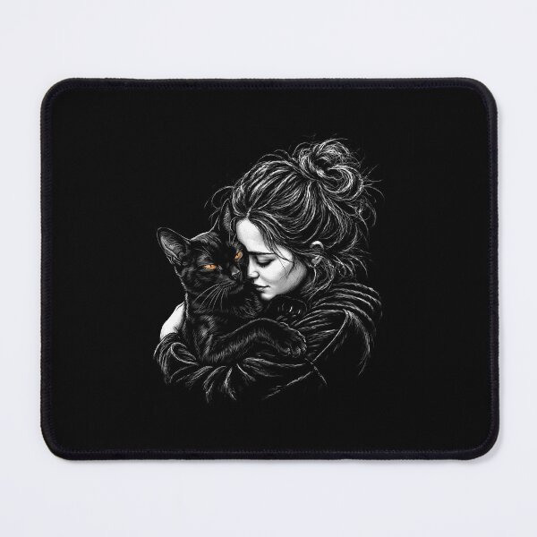 Item preview, Bombay Cat Cuddlling Girl designed and sold by gunaone-design.