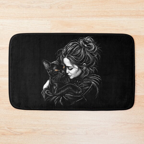 Artikelvorschau, Bombay-Katze kuschelt Mädchen entworfen und verkauft von gunaone-design.