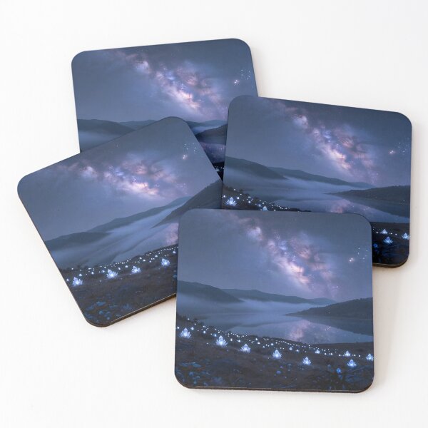 Item preview, Magical Crystal Beach Beneath a starry sky designed and sold by Fanta-sticky.