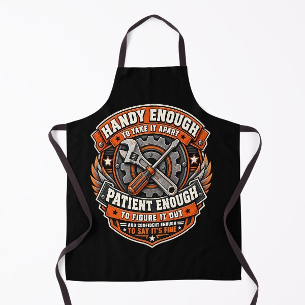 Item preview, Funny Mechanic Tool Badge Handyman Humor designed and sold by metalsnak.