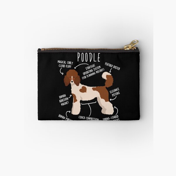 Item preview, Parti Standard Poodle Dog Anatomy designed and sold by Clara Hollins.
