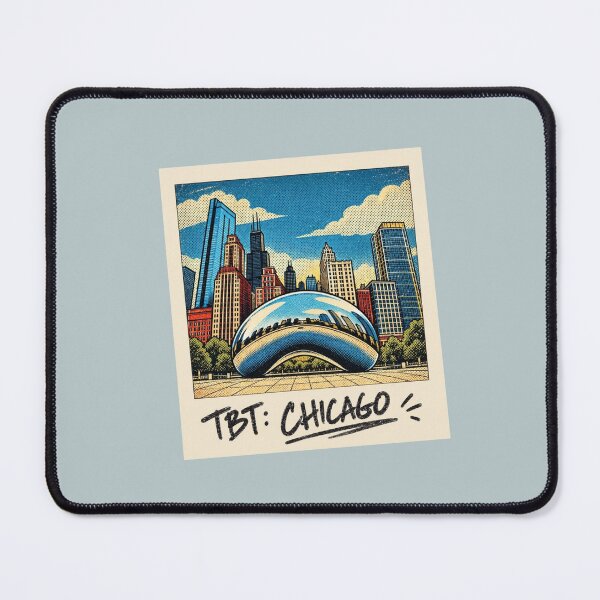 Item preview, TBT: Chicago The Bean – Vintage Pop Art Travel Souvenir designed and sold by ByJeffro.