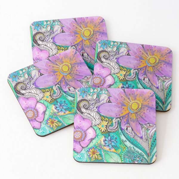 Item preview, Vibrant Garden Print designed and sold by Anna Mills.