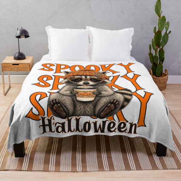 Item preview, Pumpkin Spice Raccoon Spooky Halloween Cute Fall designed and sold by Trendvia .