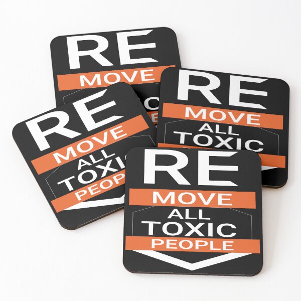 Item preview, Remove Toxic People Motivational Typography designed and sold by Johnnies.