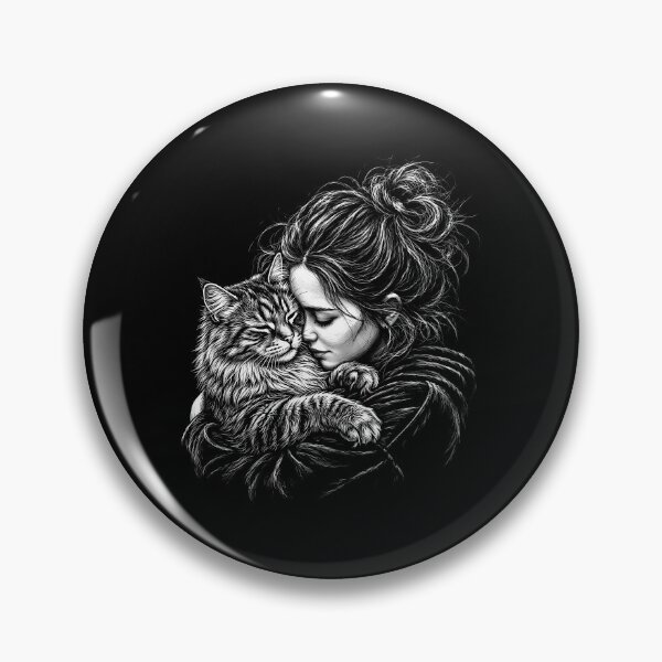 Item preview, Siberian Cat Cuddle Girl designed and sold by gunaone-design.