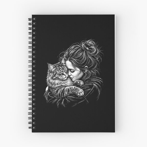 Item preview, Siberian Cat Cuddle Girl designed and sold by gunaone-design.