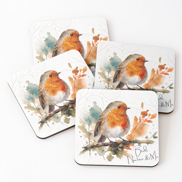Item preview, Little Robin - Bird, Nature & Me  designed and sold by TerraStyleTina.
