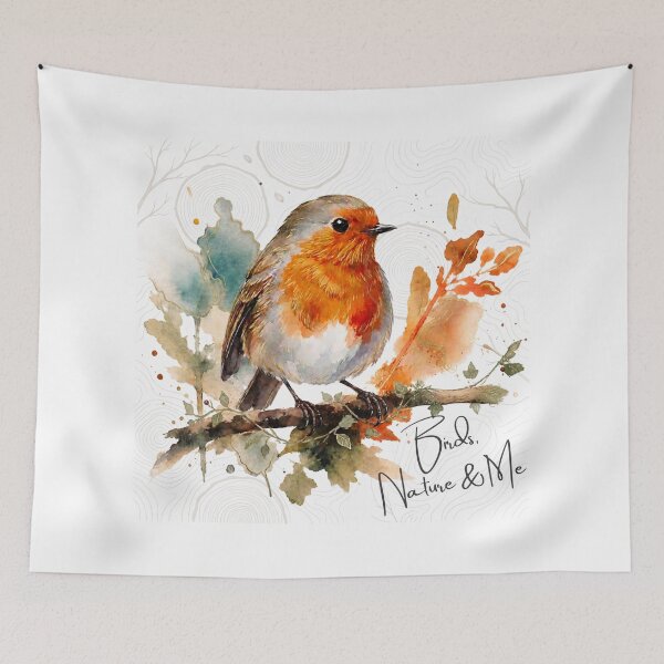 Item preview, Little Robin - Bird, Nature & Me  designed and sold by TerraStyleTina.