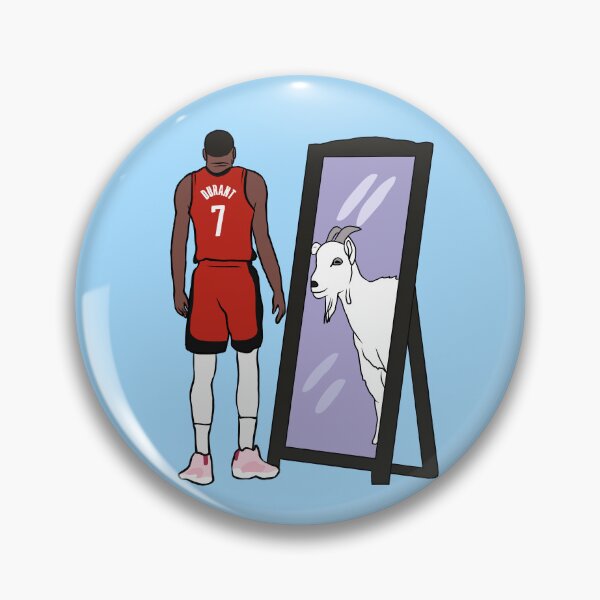 Item preview, Kevin Durant Mirror GOAT Houston designed and sold by RatTrapTees.