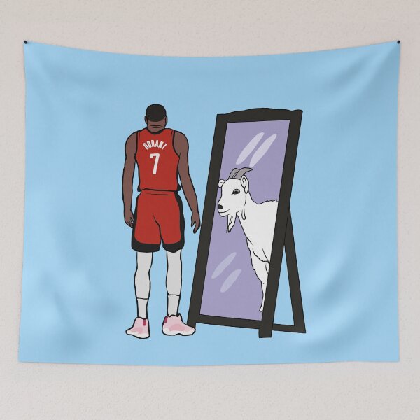 Item preview, Kevin Durant Mirror GOAT Houston designed and sold by RatTrapTees.