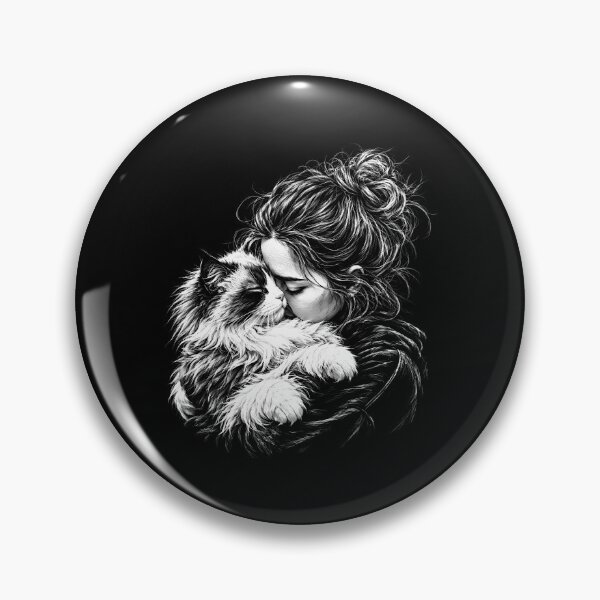 Item preview, Ragdoll Cat hugging Girl designed and sold by gunaone-design.