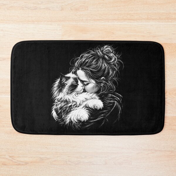 Item preview, Ragdoll Cat hugging Girl designed and sold by gunaone-design.