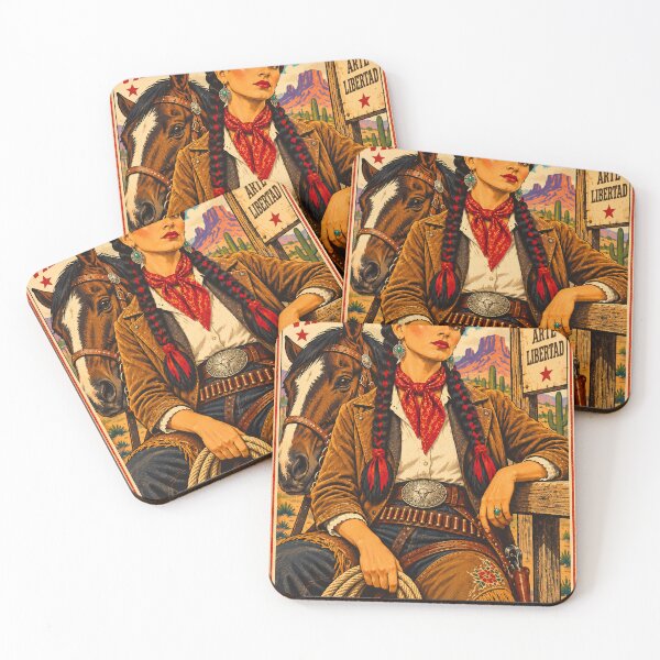 Item preview, Illustrated Cowgirl Frida designed and sold by reggiemercedes.