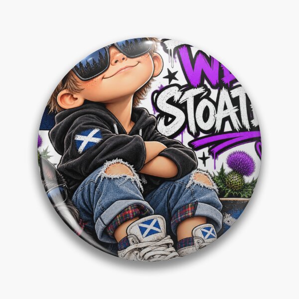 Item preview, 100% Wee Stoater – Wild Weans Scottish Kids T-Shirt designed and sold by Thistleinkart.