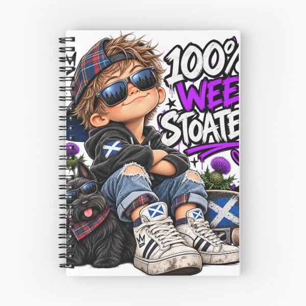 Item preview, 100% Wee Stoater – Wild Weans Scottish Kids T-Shirt designed and sold by Thistleinkart.