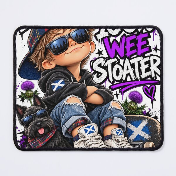Item preview, 100% Wee Stoater – Wild Weans Scottish Kids T-Shirt designed and sold by Thistleinkart.
