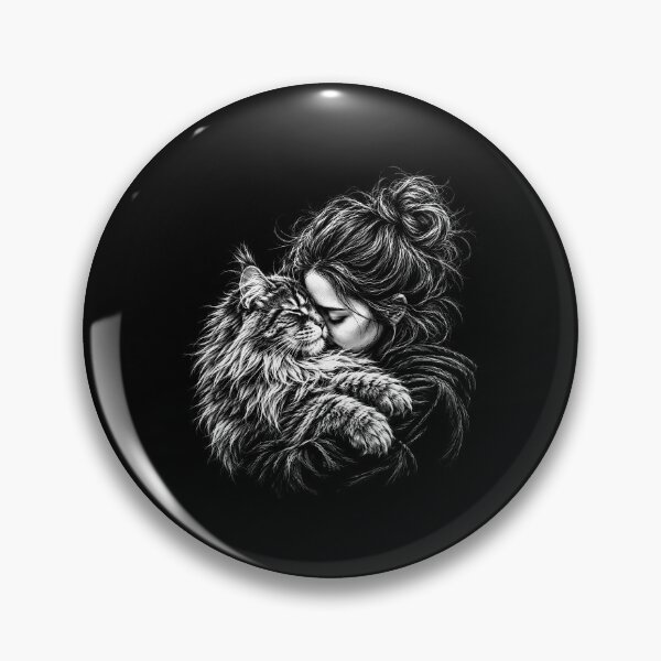 Item preview, Maine Coon Cat Hugger Girl  designed and sold by gunaone-design.