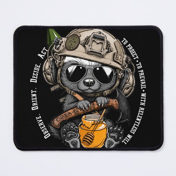 Item preview, OODA DEV  HONEY BADGER STICKER designed and sold by OODADEV.