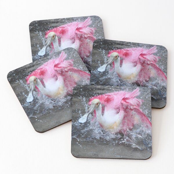 Item preview, Splashing Roseate Spoonbill designed and sold by richardbryce.