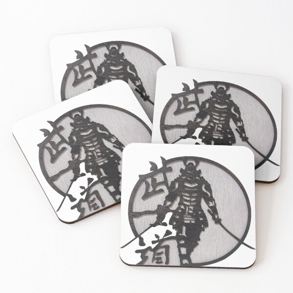 Item preview, Bushido Samurai Kanji Japanese Warrior Design designed and sold by DaisukeJapan.