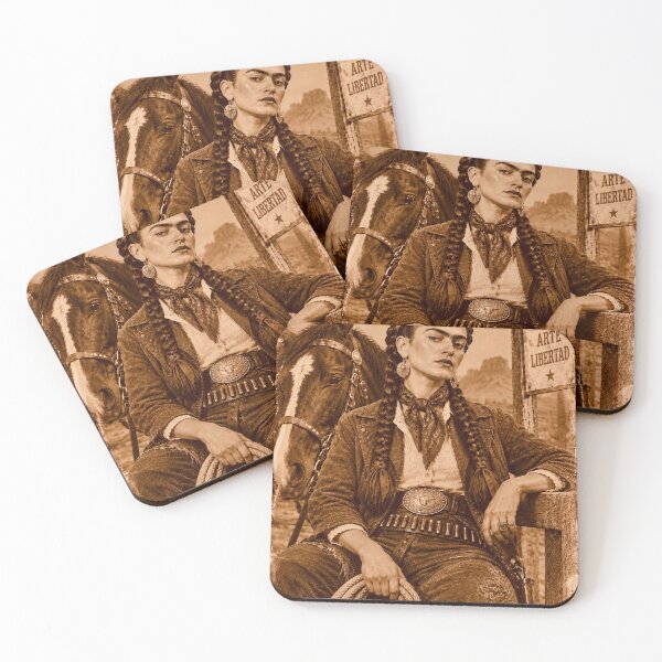 Item preview, Vintage Sepia Cowgirl Frida designed and sold by reggiemercedes.