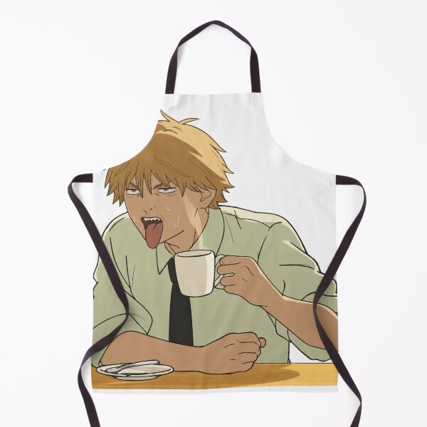 Item preview, Denji with a cup of coffe designed and sold by Migi-Desu.