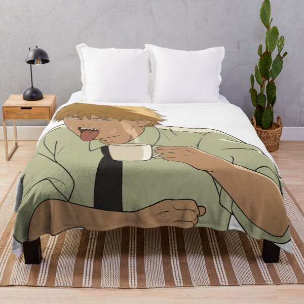 Item preview, Denji with a cup of coffe designed and sold by Migi-Desu.