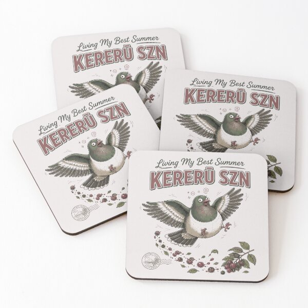 Item preview, Kererū SZN Living My Best Summer NZ Bird designed and sold by MvuuStudio.