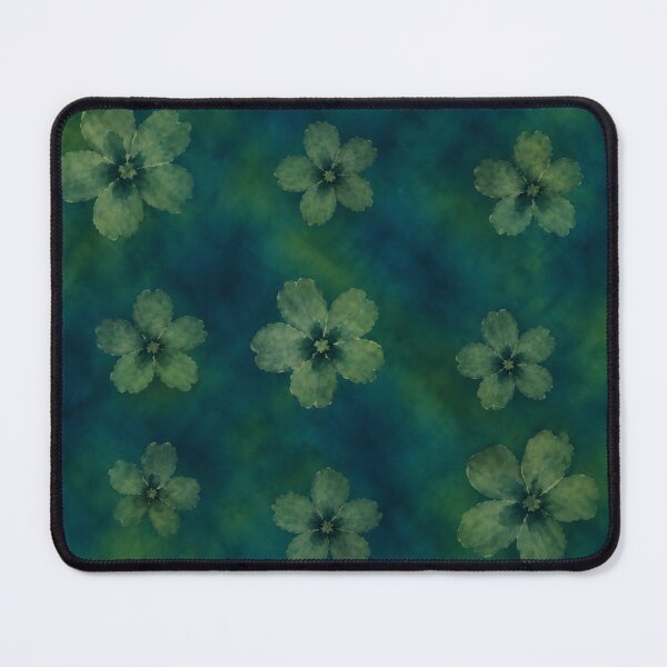 Item preview,  Moody Teal and Forest Green Botanical Blossom Pattern designed and sold by RescueHeart10.