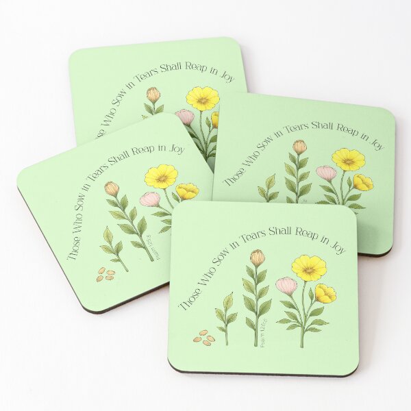 Item preview, Those Who Sow in Tears Reap Joy designed and sold by Sachie's Studio.