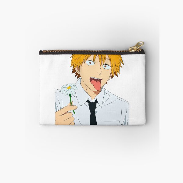 Item preview, Denji with a flower smiling designed and sold by Migi-Desu.