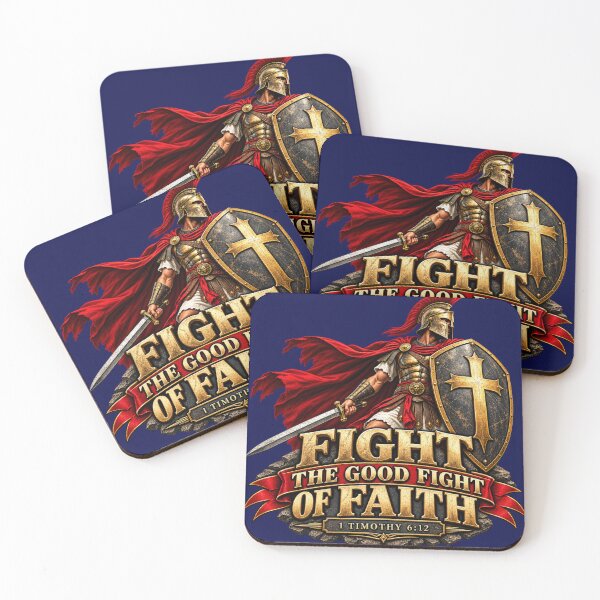 Item preview, Fight the Good Fight of Faith, Warrior Version designed and sold by TheBibleStop.