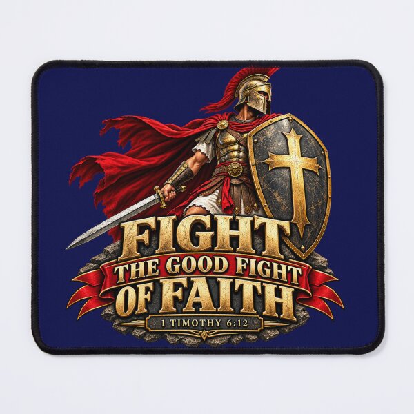 Item preview, Fight the Good Fight of Faith, Warrior Version designed and sold by TheBibleStop.