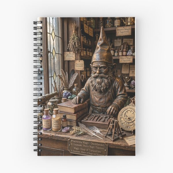 Item preview, Gnome in Magic Shop Art Print – Magic Lover Gift, Poland Travel Decor designed and sold by Purrfecta.