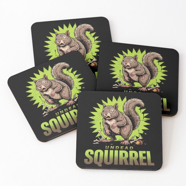 Item preview, Squirrel Undead Creature Zombie Creepy Horror designed and sold by OurFunnyDesigns.