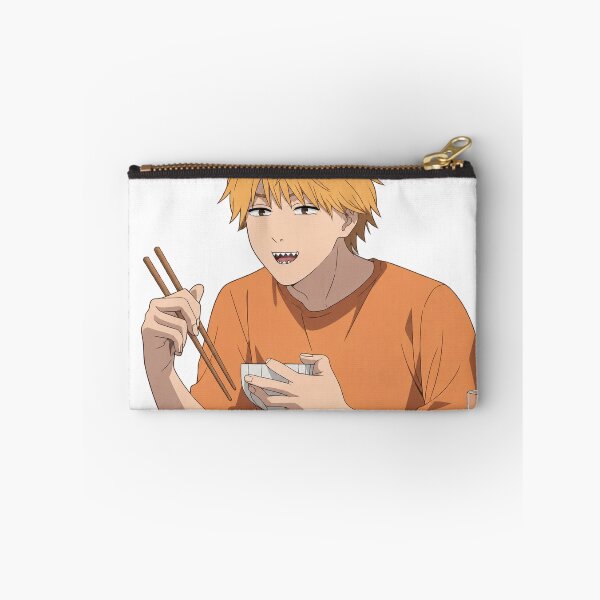 Item preview, Denji eating designed and sold by Migi-Desu.