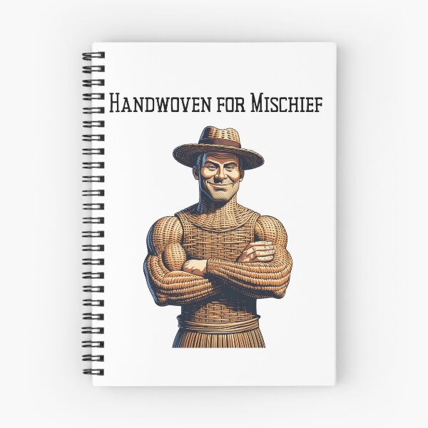 Item preview, Handwoven for Mischief – Woven Man Graphic Tee | Wicker Mischief Collection designed and sold by SIGNAL & BLOOM.