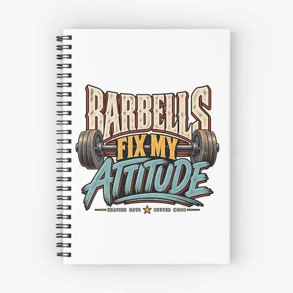 Item preview, Barbells Fix My Attitude Gym Humor designed and sold by FZ Studio .