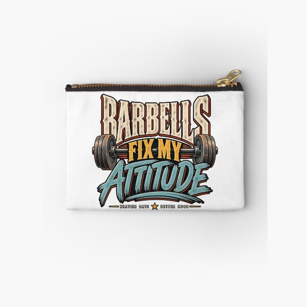 Item preview, Barbells Fix My Attitude Gym Humor designed and sold by FZ Studio .