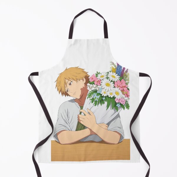 Item preview, Denji with flowers designed and sold by Migi-Desu.