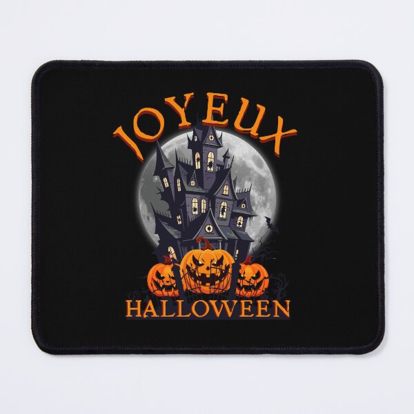 Item preview, Happy Halloween Haunted Mansion and Pumpkins designed and sold by bonnes-fetes.