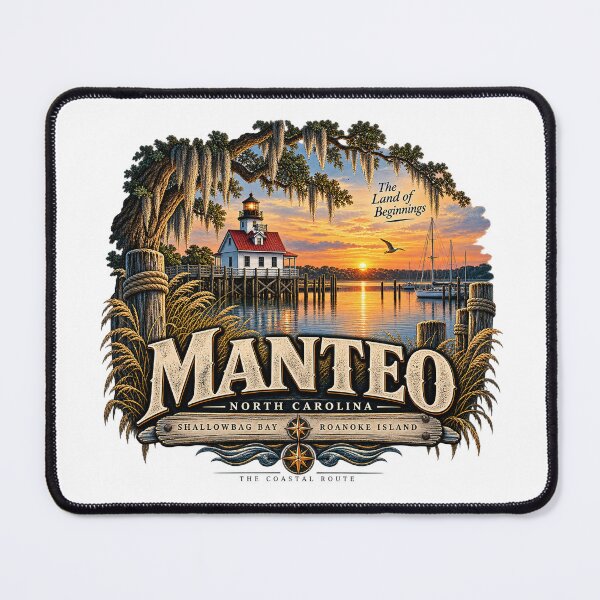 Item preview, Manteo Land of Beginnings designed and sold by The Coastal Route.